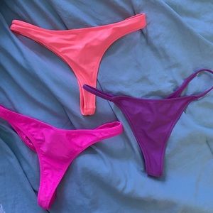 White Fox boutique bikini bottom bundle